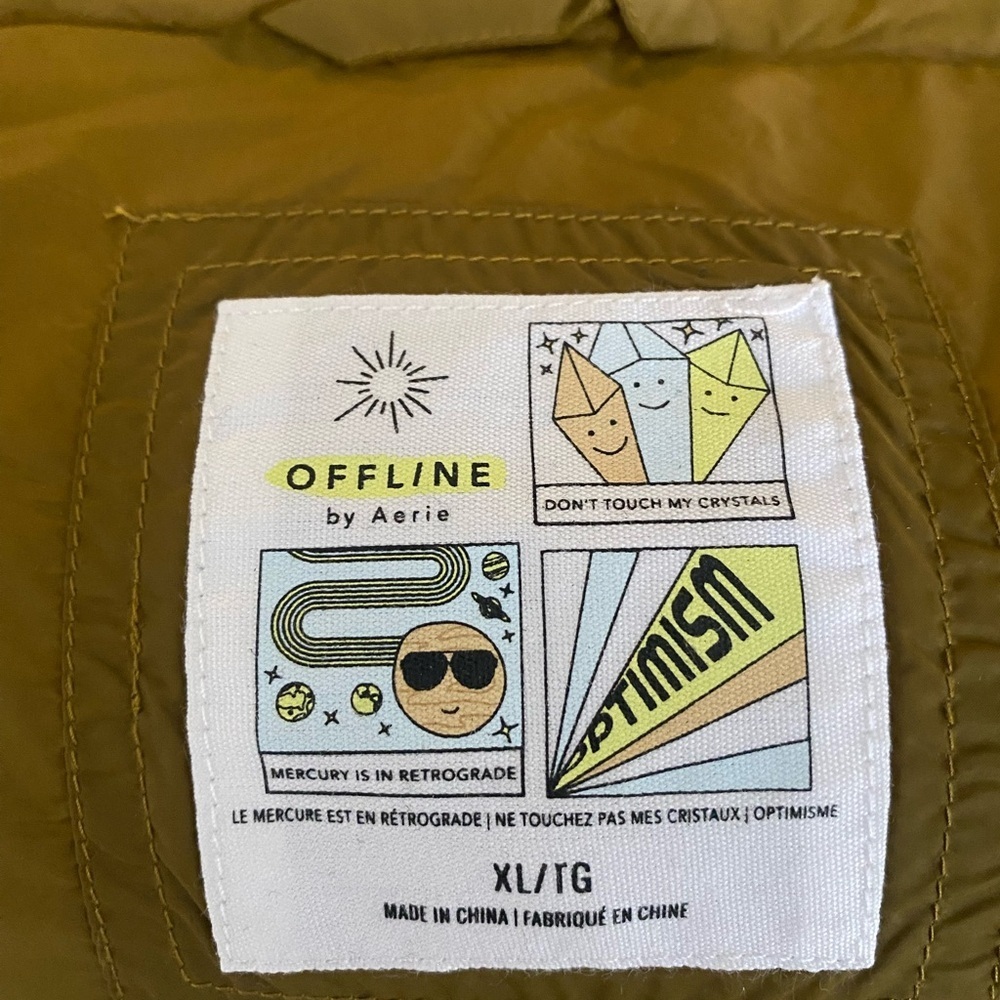 Aerie Camel Puffer Vest - Picture 8 of 8